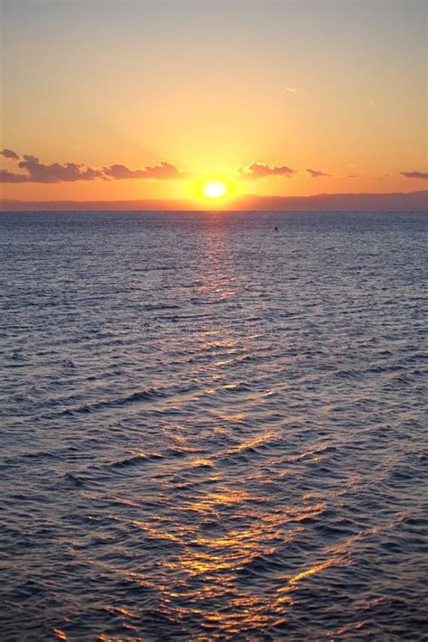Beautiful Seascape At Sunset Stock Photo Image Of Nature Dusk 36650712