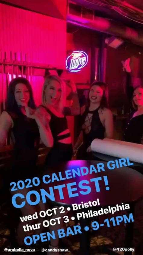 ‪2020 calendar girl contest next week wed oct 2 at club risque bristol and thur oct 3 at club