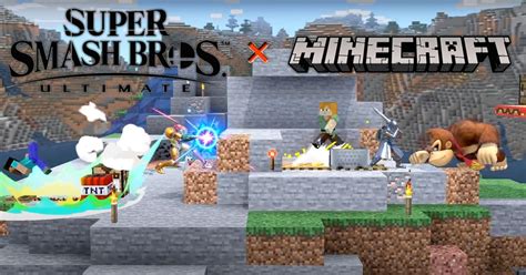 Super Smash Bros Ultimate เพิ่ม 4 ตัวละครใหม่จากเกม Minecraft