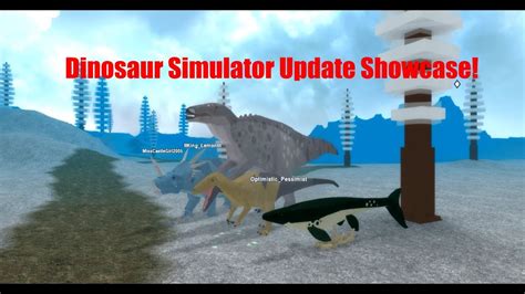 Dinosaur Simulator Update Model Showcase Youtube