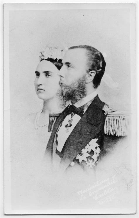 Postcard Of Maximilian I And Carlota Of Mexico The
