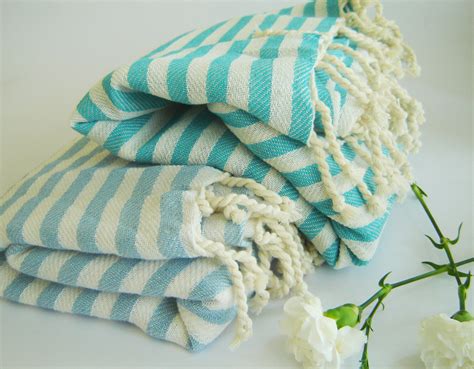 SALE Set Of 2 Turkish Towel Peshtemal Schooner Chandlery