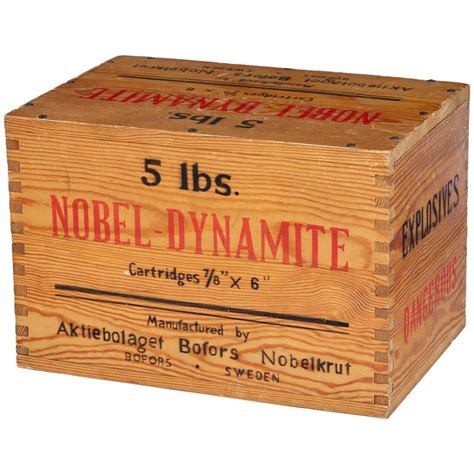 1960s Decorative Pine Dynamite Box At 1stdibs