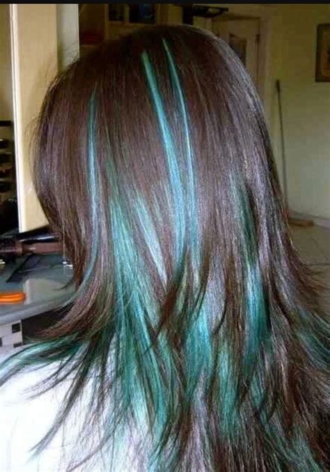 30 Teal Highlights On Black Hair Fashion Style