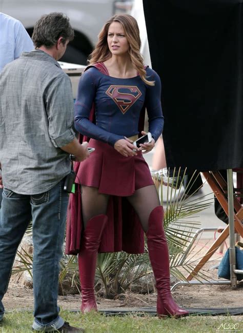 Behind The Scenes Supergirl Set Photos In Los Angeles