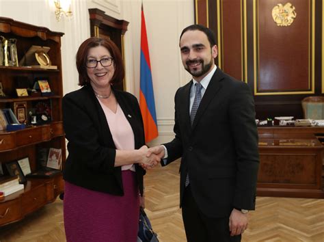 Tigran Avinyan Welcomes Newly Appointed Canada Ambassador Official