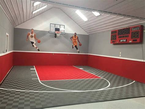 Backyard Basketball Court Ideas Modutile Sport Floor Picture Gallery
