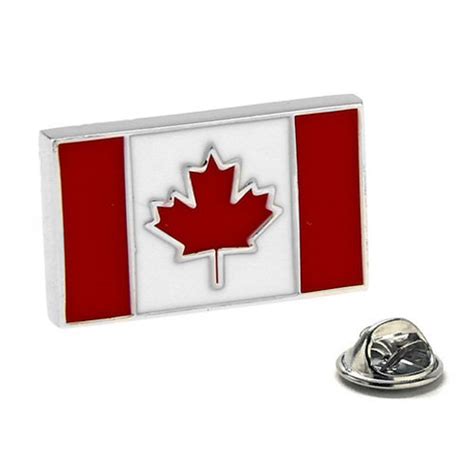 Canada Flag Red White Enamel Pin Design The National Flag Of Canada