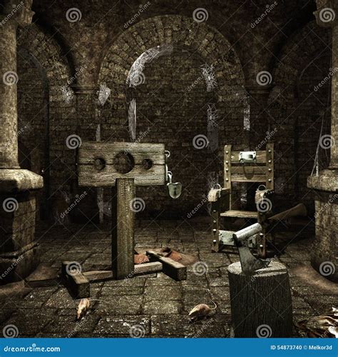 Medieval Torture Chamber Stock Illustration Image 54873740
