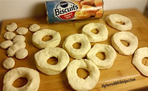 Easy Canned Biscuit Donuts Recipe Biscuit Donuts Canned Biscuit Donuts Canned Biscuits