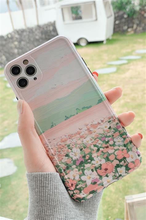 Beautiful Oil Painted Art Design Floral Daisy Cute Phone Case For