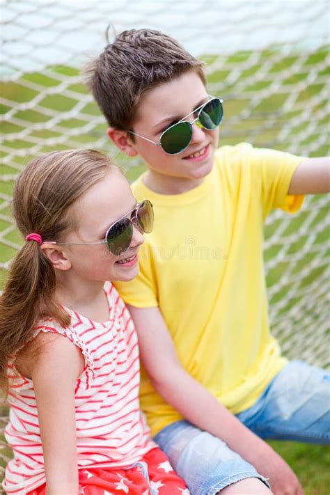 brother and sister outdoors stock image image of portrait summer 52240313