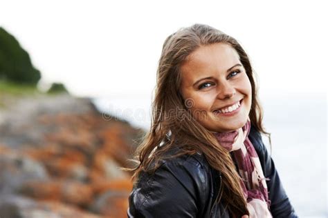 Her Smile Is Like Sunshine Portrait Of A Beautiful Woman Smiling