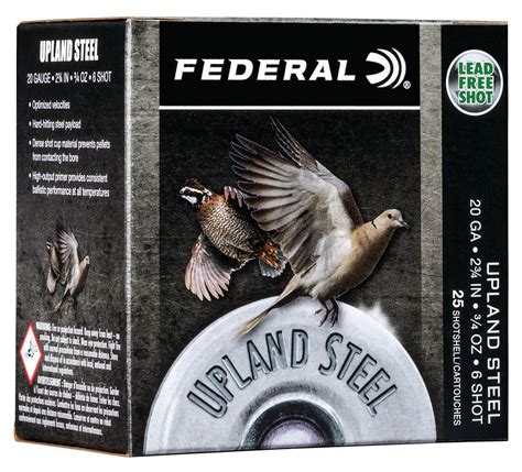 Federal Ammo 20ga Field Range 2 3 4 7 8 Oz 6 25rd Kygunco