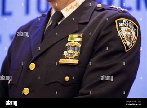 New York City Police Dept Chief Of Patrol Terence Monahan Wears A