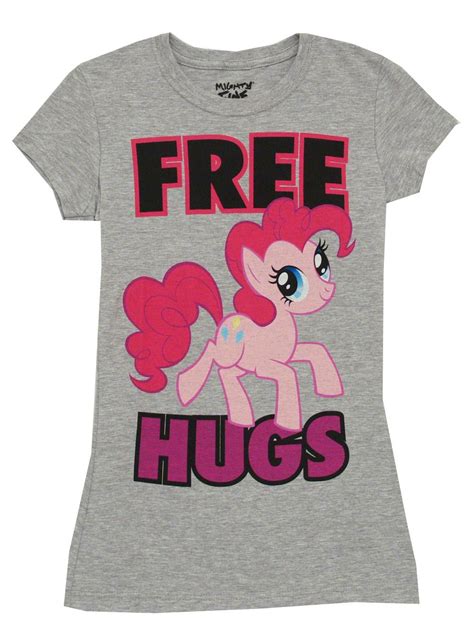 My Little Pony Pinkie Pie Free Hugs Mighty Fine Juniors Babydoll T