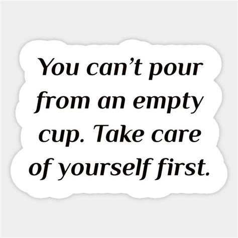 Take Care Of Yourself First Self Care Matters Sticker