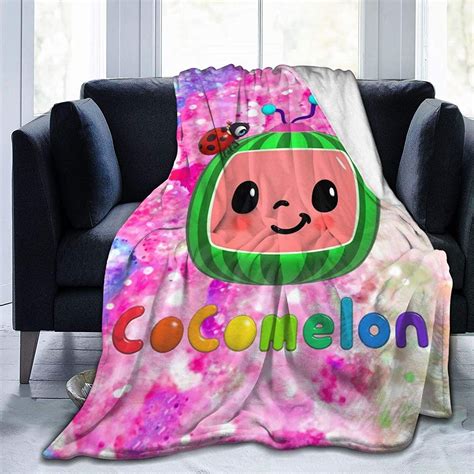 Wholesale Hankcles Cocomelon Throw Blanket Anime Blanket Fleece Blanket