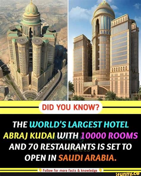 Did You Know The Worlds Largest Hotel Abraj Kudai With 10000 Rooms