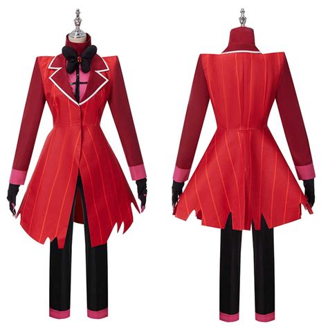 Mua Helltaker Anime Hazbin Hotel Alastor Cosplay Costume Red Uniform