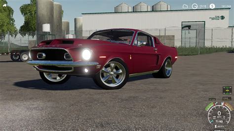Fs19 1968 Shelby Mustang V8 Flathead V22 Fs 19 And 22 Usa Mods Collection