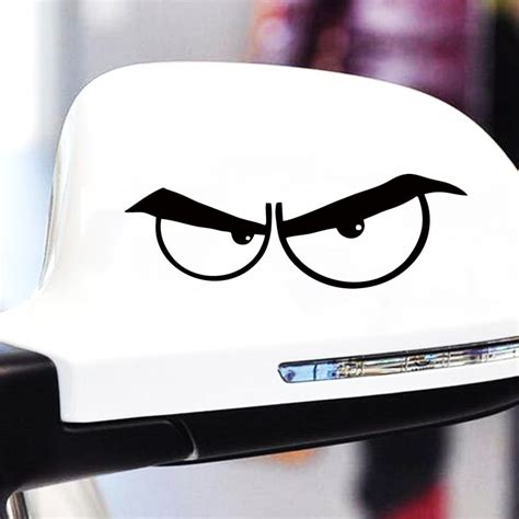Hot Sale Personality Style Angry Cartoon Eyes Vinyl Decal Sticker Car