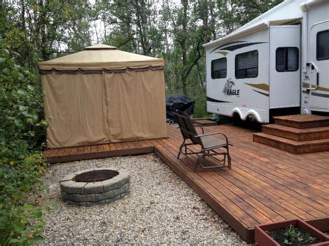 Rv Camping Design Ideas 7 Campsite Decorating Camping Trailer Tent