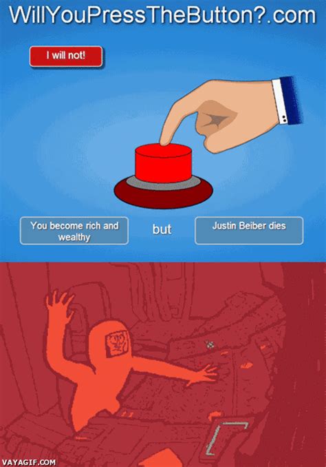 Do not press the red button meme. Image - 673378 | Will You Press The Button? | Know Your Meme