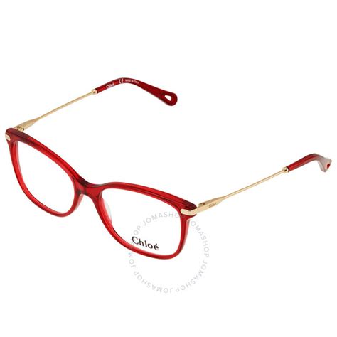 chloe crystal cat eye ladies eyeglasses ce2718 613 53 886895326452 eyeglasses jomashop