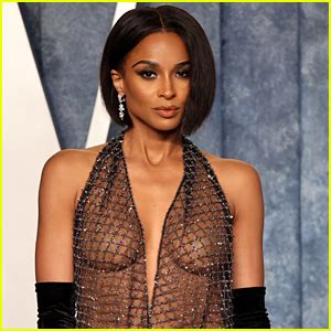 Ciara Defends Her Naked Dress She Wore To Vanity Fair Oscar Party Ciara Fashion Just Jared