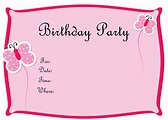 Free Birthday Invitations To Print | Drevio Invitations Design