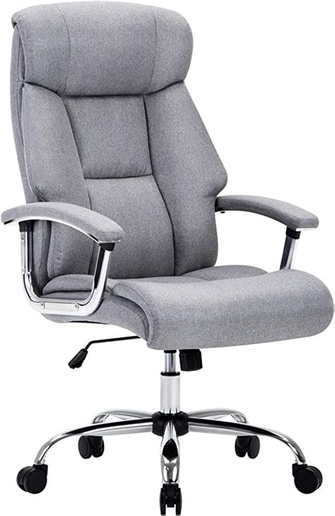 Amoiu Heavy Duty Office Chair High Back Ergonomic Faux Leather