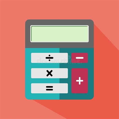Flat Calculator Icon Calculator Icon Inspiration Vector Modern Flat