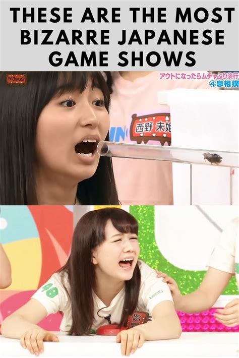 These Are The Most Bizarre Japanese Game Shows Japanese Game Show Game Show Japanese Games