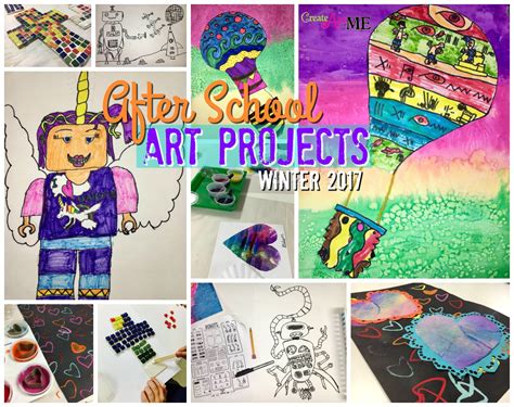 After School Art Projects Winter Spring 2017 School Art Projects Art