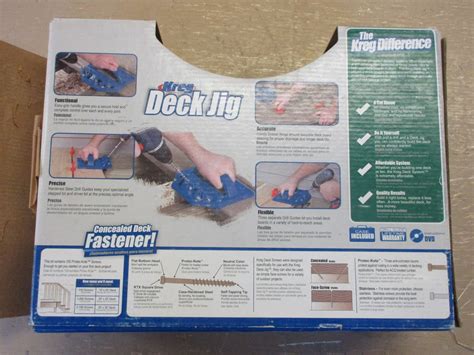 Kreg Deck Jig Concealed Fastening System Like New Condition