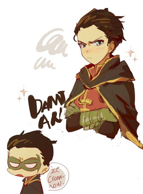 Damian Anime Damian Wayne Nightwing
