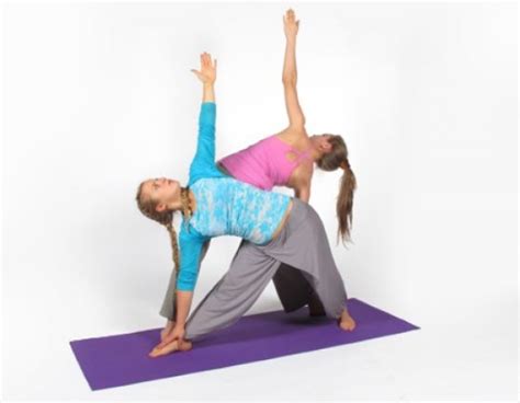 Yoga is generally a pretty solitary activity. Yoga Poses for Two People or Yoga Challenge for 2 ...