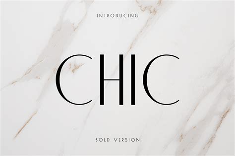 Chic Font Bold Version Sans Serif Fonts ~ Creative Market
