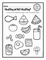 Healthy Foods Posters, Worksheets, and Activities – The Super Teacher