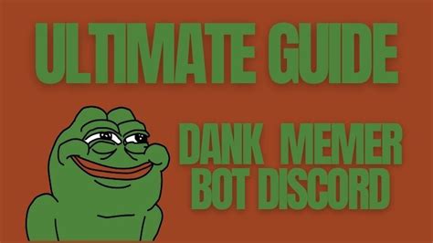 How To Use Dank Memer Bot Discord Dank Memer Commands Guide In 2021