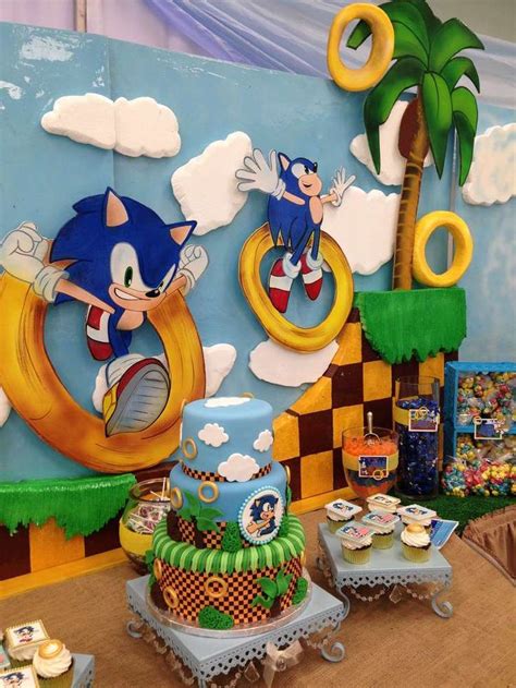 Sonic The Hedgehog Birthday Party Ideas Photo 8 Of 24 Sonic