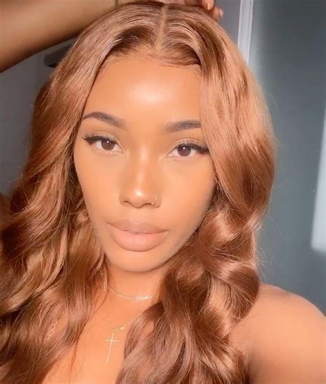 Hazel Is A Ginger Wig Human Hair Lace Front Wig Dyed In 2020 Trendy Hair Color Ginger Brown