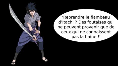 Naruto 8 Répliques Emblématiques De Sasuke Allociné