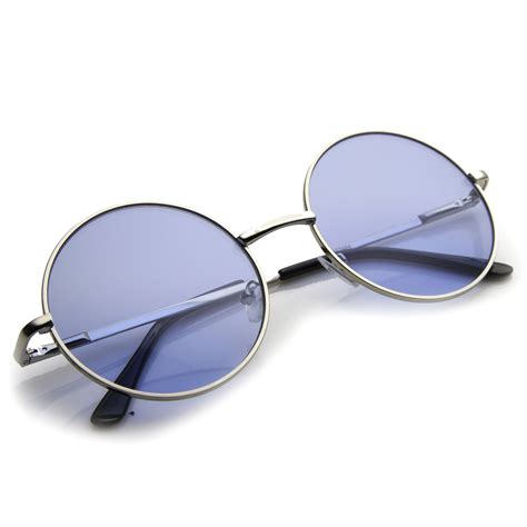 Womens Round Sunglasses With Uv400 Protected Composite Lens Sunglassla