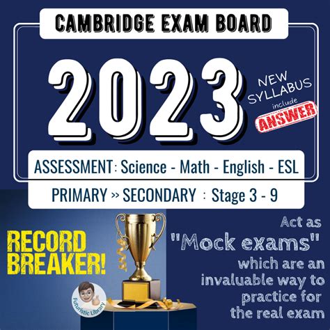 10🅿⭐ Latest 2023 Cambridge Progression Test Answer Year 3 Y9