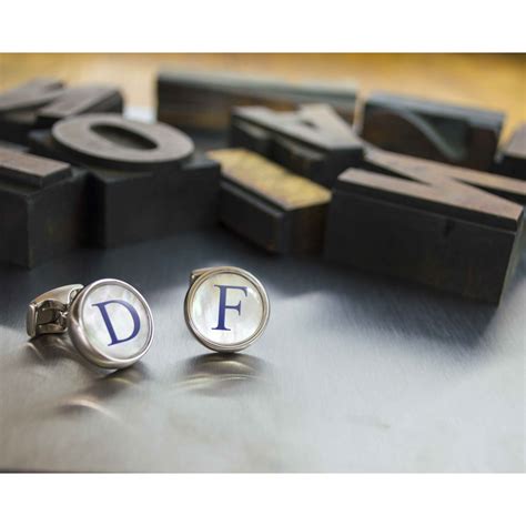 Self Levelling Initial Cufflinks Deakin And Francis