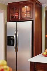 Images of Ideas For Cabinets Above Refrigerator