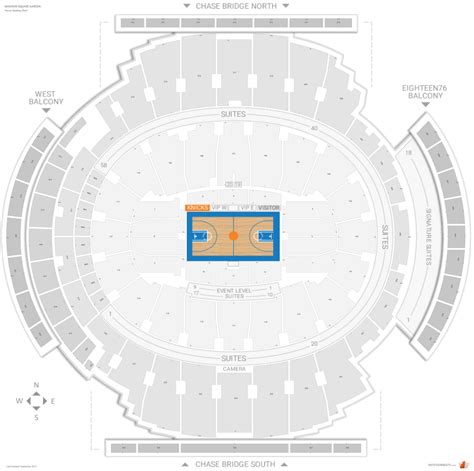 New York Knicks Seating Guide Madison Square Garden
