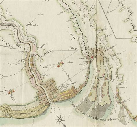 Important And Richly Detailed Map Of Essequibo And Demerara Rare